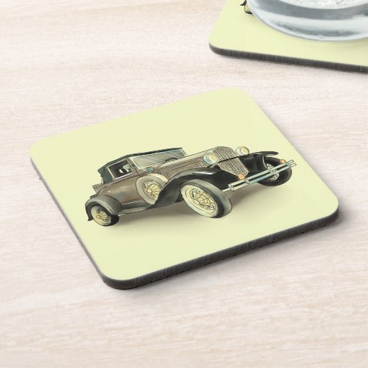 Vintage Car Getränkeuntersetzer (Linke Seite)