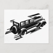 Vintage Car Greycard Postkarte (Vorderseite)
