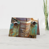Vintage Car Grille Card Karte (Vorderseite)