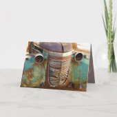 Vintage Car Grille Card Karte (Rückseite)
