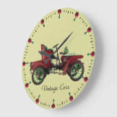 VINTAGE CAR GROßE WANDUHR (Winkel)