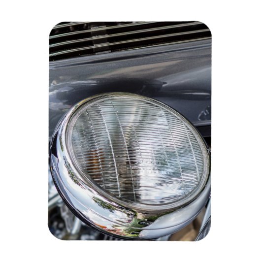 Vintage Car Headlight Magnet (Vertikal)