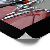 Vintage Car Hood Ornamente Plakat (Ecke)
