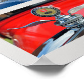 Vintage Car Hood Ornamente Poster (Ecke)