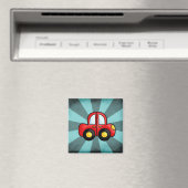 Vintage Car Illustration Magnet (In Situ (Geschirrspüler))