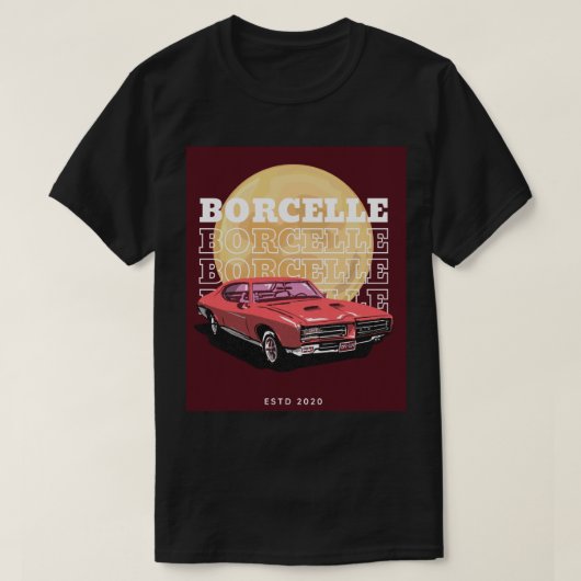 Vintage Car Illustration T-Shirt (Design vorne)