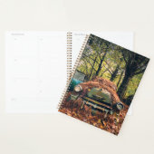 Vintage Car im Herbst Leaves Planer (Anzeige)