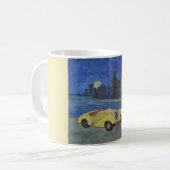 Vintage Car in der Tasse (Vorderseite Links)