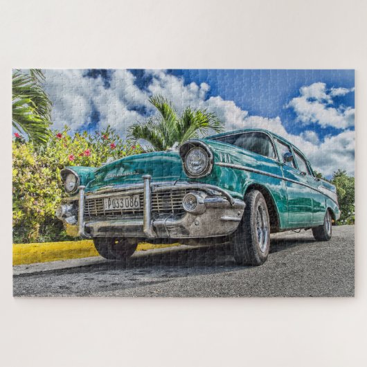 Vintage Car Jigsaw Puzzle (Horizontal)