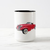 Vintage Car Kaffee Tasse