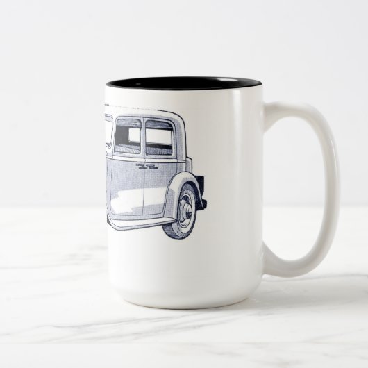 Vintage Car Kaffee Tasse (Rechts)