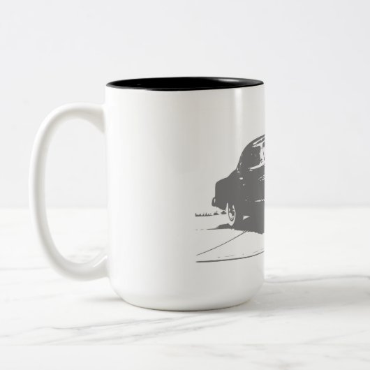 Vintage Car Kaffee Tasse (Links)