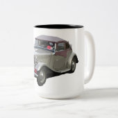 Vintage Car Kaffee Tasse (VorderseiteRechts)