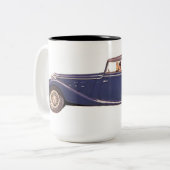Vintage Car Kaffee Tasse (Vorderseite Links)