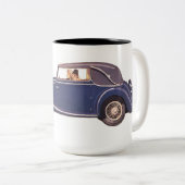 Vintage Car Kaffee Tasse (VorderseiteRechts)
