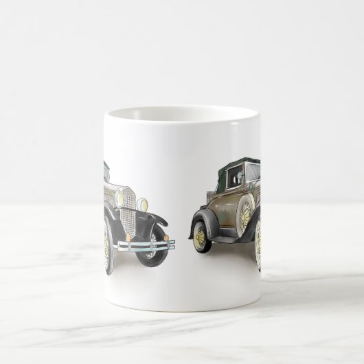 Vintage Car Kaffeetasse (Mittel)