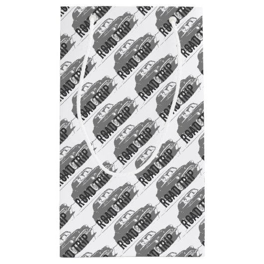 Vintage Car Kleine Geschenktüte (Rückseite)