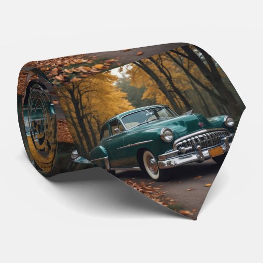 Vintage Car Krawatte (Gerollt)