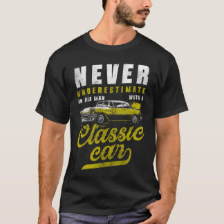 Vintage Car Legendary Muscle Car Valuable girl fri T-Shirt