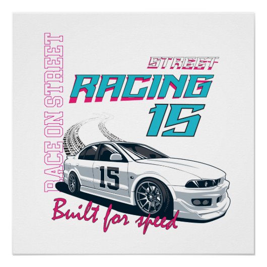 Vintage Car Lover Poster (Vorderseite)