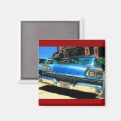 Vintage Car Magnet (Vorderseite/Rückseite)