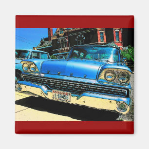 Vintage Car Magnet