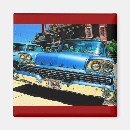 Vintage Car Magnet (Vorne)