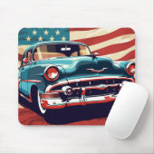 Vintage-Car-Mauspad Mousepad (Mit Mouse)