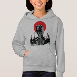 Vintage Car mit roter Sonne Hoodie