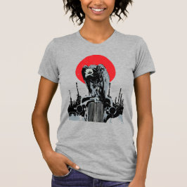 Vintage Car mit roter Sonne T-Shirt