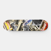 Vintage Car Mosaik Skateboard (Horizontal)