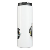 Vintage Car - Name hinzufügen - Kaffee Thermosbecher (Rückseite)