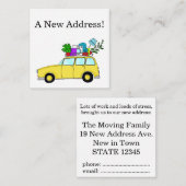 Vintage Car Neue Adresskarte Begleitkarte (Vorne/Hinten)