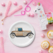 Vintage Car Pappteller (Party)