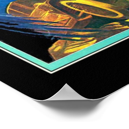 Vintage Car Poster (Ecke)