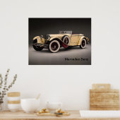Vintage Car Poster (Küche)