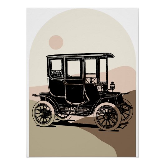 Vintage Car Poster (Vorderseite)