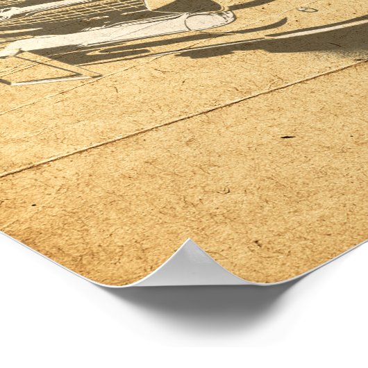 Vintage Car Poster (Ecke)