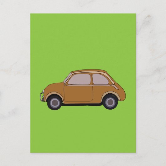 Vintage Car Postkarte (Vorderseite)