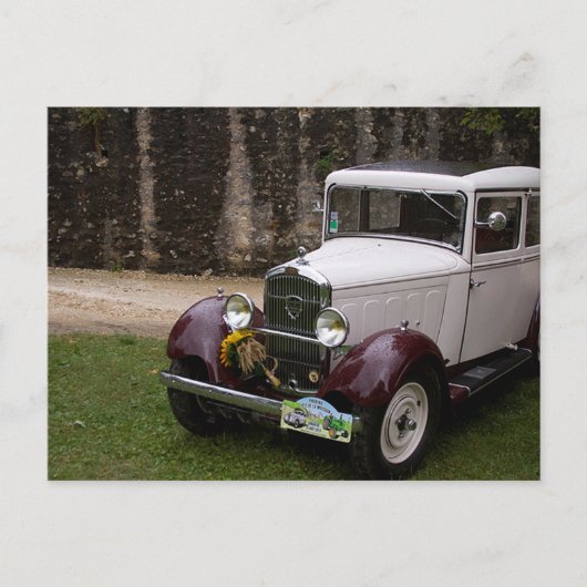 Vintage Car Postkarte (Vorderseite)