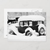 Vintage Car Postkarte (Vorne/Hinten)