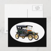 Vintage Car Postkarte (Vorne/Hinten)