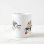 Vintage Car Pumpkin Harvest Kaffeetasse (Mittel)