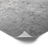 Vintage Car Red & White Timeless Automobil Art Poster (Ecke)