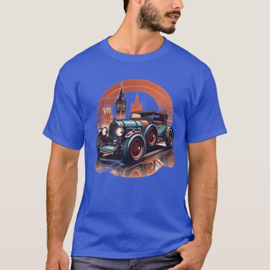 vintage car retro T-Shirt (Vorderseite)