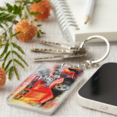 Vintage Car Schlüsselanhänger (Vorderseite rechts)