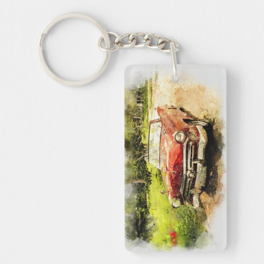 Vintage Car Schlüsselanhänger (Vorderseite)