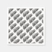 Vintage Car Serviette (Vorderseite)