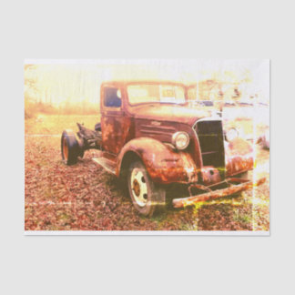 Vintage Car Tissue Decoupage 3 Seidenpapier