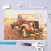 Vintage Car Tissue Decoupage 3 Seidenpapier (Handwerk)